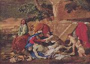 Nicolas Poussin Beweinung Christi oil painting